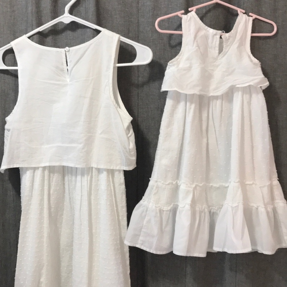 Big sis, little sis dresses!!  Size 10/12 and 18mo